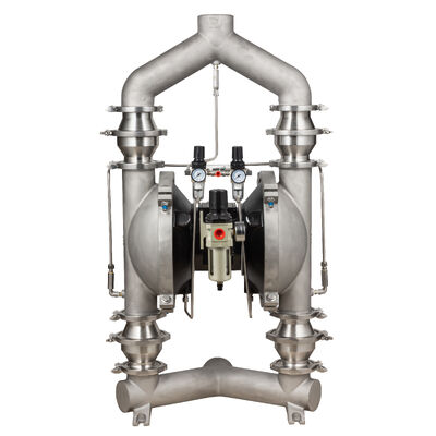 Νέα σχεδίαση Πνευματικής αντλίας σκόνης με διάφραγμα PTFE και ρυθμό ροής 150gpm για βιομηχανικές εφαρμογές