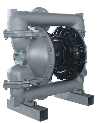 120psi PTFE διάφραγμα AODD αντλία για τη διαχείριση στερεών σωματιδίων Πνευματική διάφραγμα αντλία