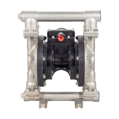 Μίνι αντλία κενού διαφράγματος χωρίς πετρέλαιο Πνευματική με 120psi μέγιστη πίεση 40gpm μέγιστη ροή και διαφράγμα PTFE για επεξεργασία λυμάτων